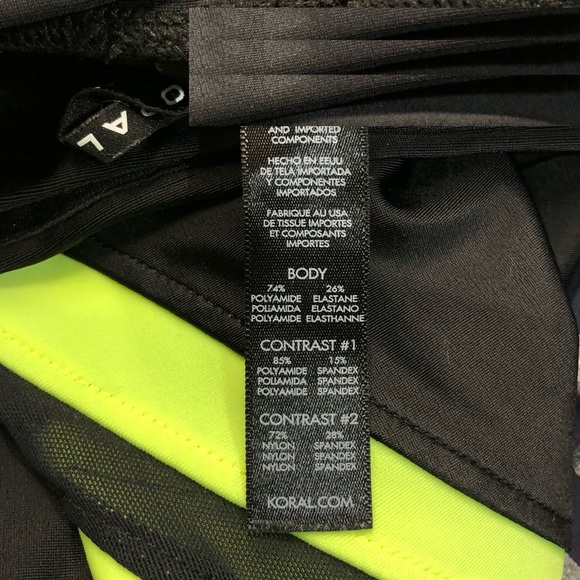 KORAL Activewear Step Up High Rise Leggings Black / Spirit Sz XS - Picture 5 of 13